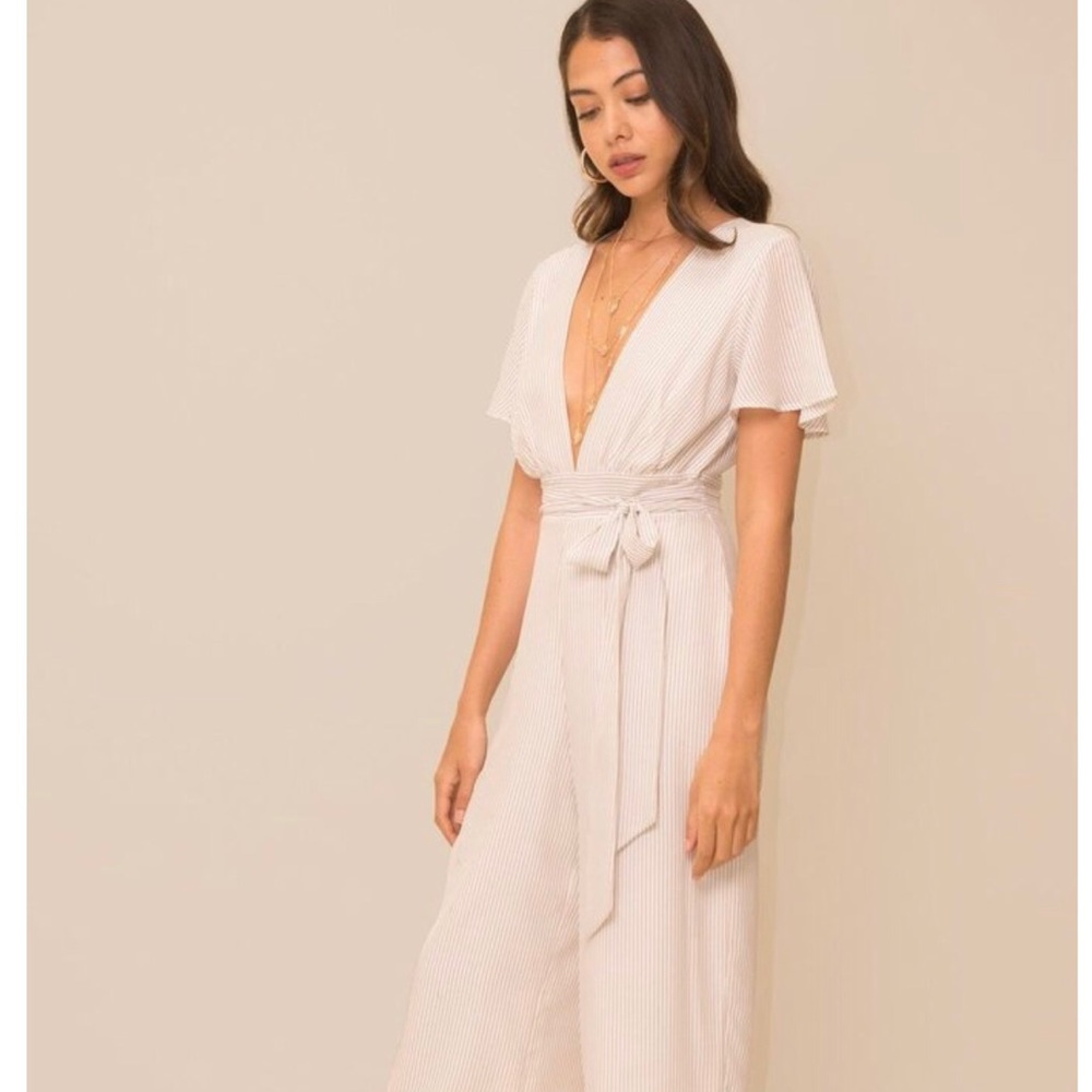 Brand New Boutique Stripped Jumpsuit